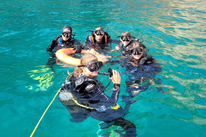 bautismo de buceo en Jávea